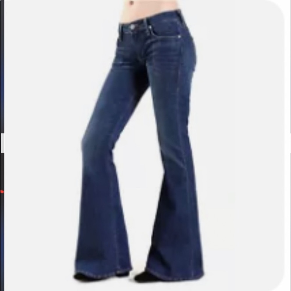 True Religion Karlie Flared Bell Bottom Jeans 24L